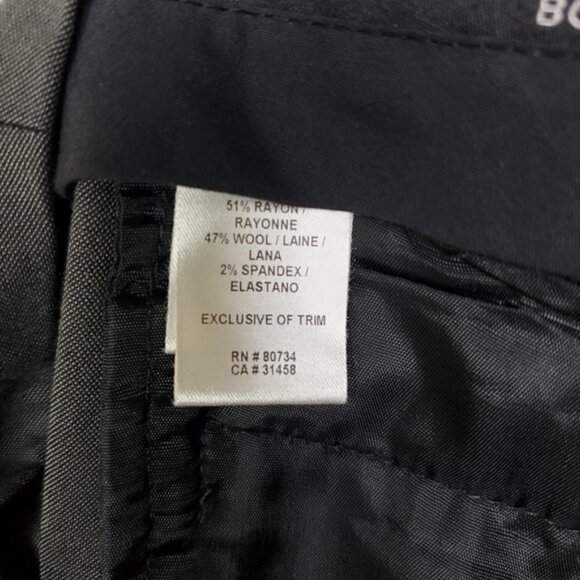 BCBGMaxAzria, Gray Wide Leg Work Pants, Size 10 - Picture 6 of 10